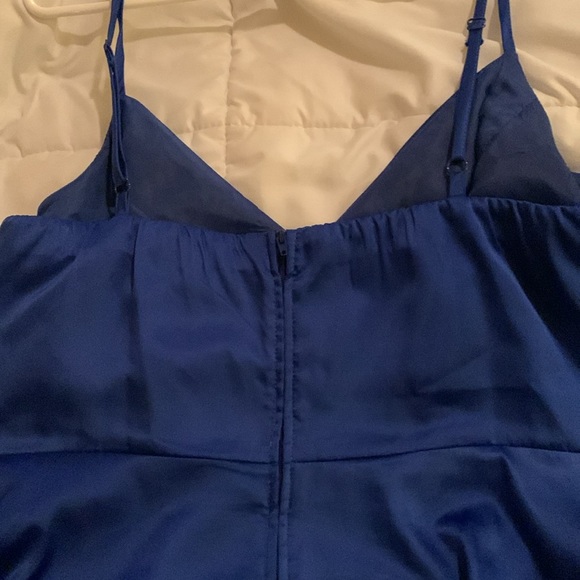 Bright Blue Fun little party or holiday event dress! Size 14W - Picture 5 of 7